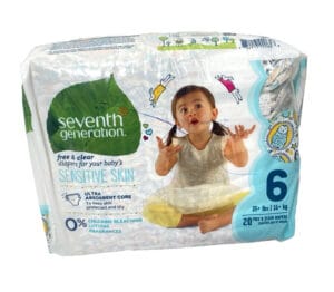 Sensitive Skin Diapers Size 6 Organic Natural Ultra Absorbent Seventh Generation diapers wholesale